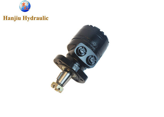 BMER Series 350ml/r Orbital Hydraulic Motor with 4-Hole Flange G 1/2 Port and 1-1/2” Tapered Shaft