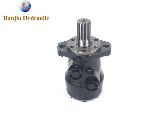 Hydraulic orbital motor BMR80 with 2 bolts flange, spline shaft , BSPP ports
