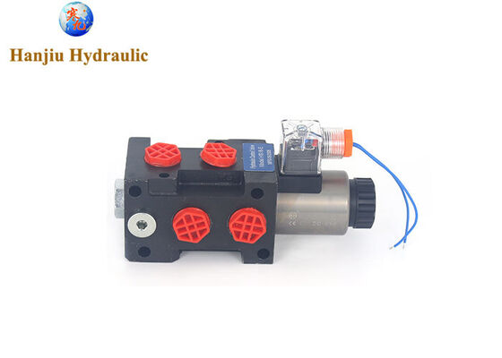 HSV6 is a 6-port 1-spool hydraulic solenoid selector/diverter valve with 12V electric valve